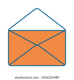mail envelope isolated icon