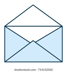 mail envelope isolated icon