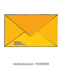 mail envelope isolated icon
