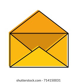mail envelope isolated icon