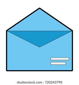 mail envelope isolated icon
