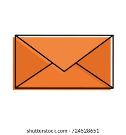 mail envelope isolated icon