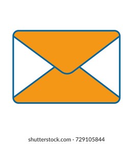mail envelope isolated icon