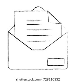 mail envelope isolated icon