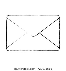 mail envelope isolated icon