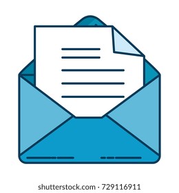 mail envelope isolated icon