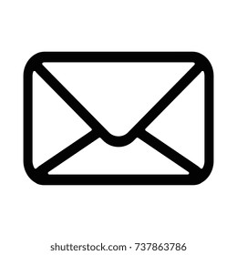 mail envelope isolated icon