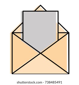 mail envelope isolated icon