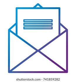 mail envelope isolated icon