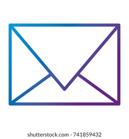 mail envelope isolated icon