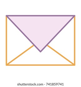 mail envelope isolated icon