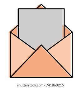 mail envelope isolated icon