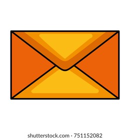 mail envelope isolated icon