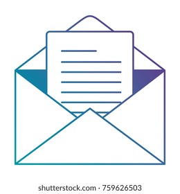 mail envelope isolated icon