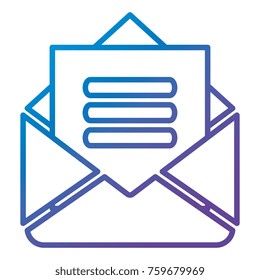 mail envelope isolated icon