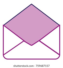 mail envelope isolated icon