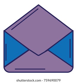 mail envelope isolated icon