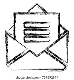 mail envelope isolated icon