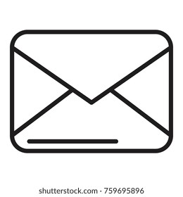 mail envelope isolated icon