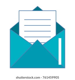mail envelope isolated icon
