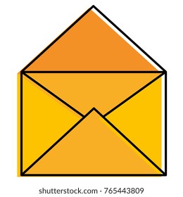 mail envelope isolated icon