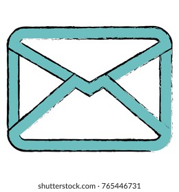 mail envelope isolated icon