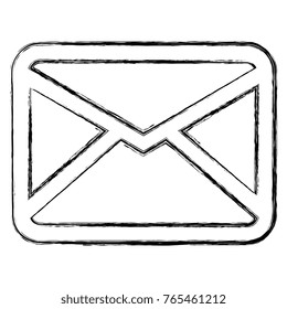mail envelope isolated icon