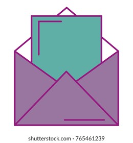 mail envelope isolated icon