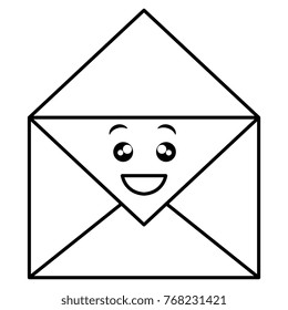 mail envelope isolated icon