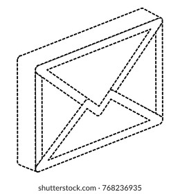 mail envelope isolated icon