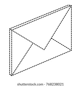 mail envelope isolated icon