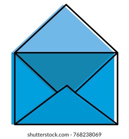 mail envelope isolated icon