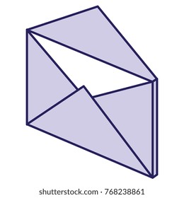 mail envelope isolated icon