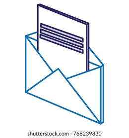 mail envelope isolated icon