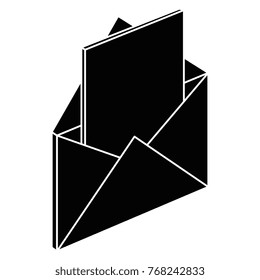 mail envelope isolated icon