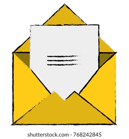mail envelope isolated icon