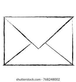 mail envelope isolated icon