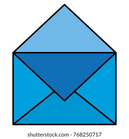 mail envelope isolated icon