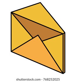 mail envelope isolated icon