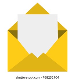 mail envelope isolated icon