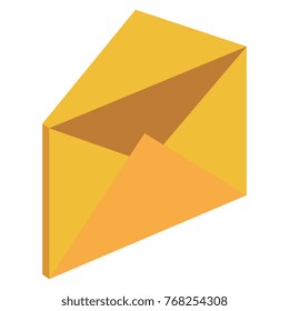 mail envelope isolated icon