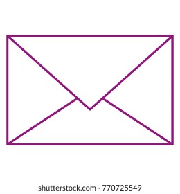 mail envelope isolated icon