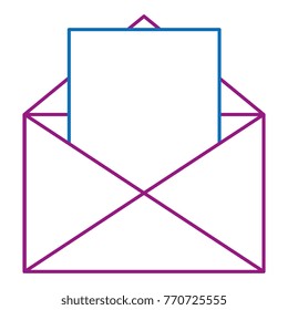 mail envelope isolated icon