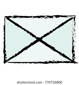 mail envelope isolated icon