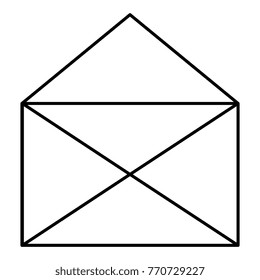 mail envelope isolated icon