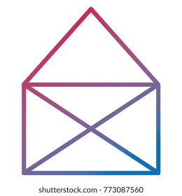 mail envelope isolated icon