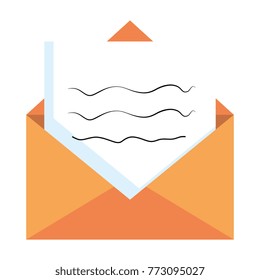 mail envelope isolated icon