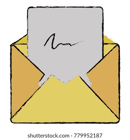 mail envelope isolated icon