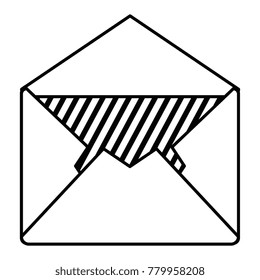 mail envelope isolated icon