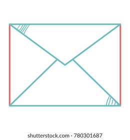 mail envelope isolated icon